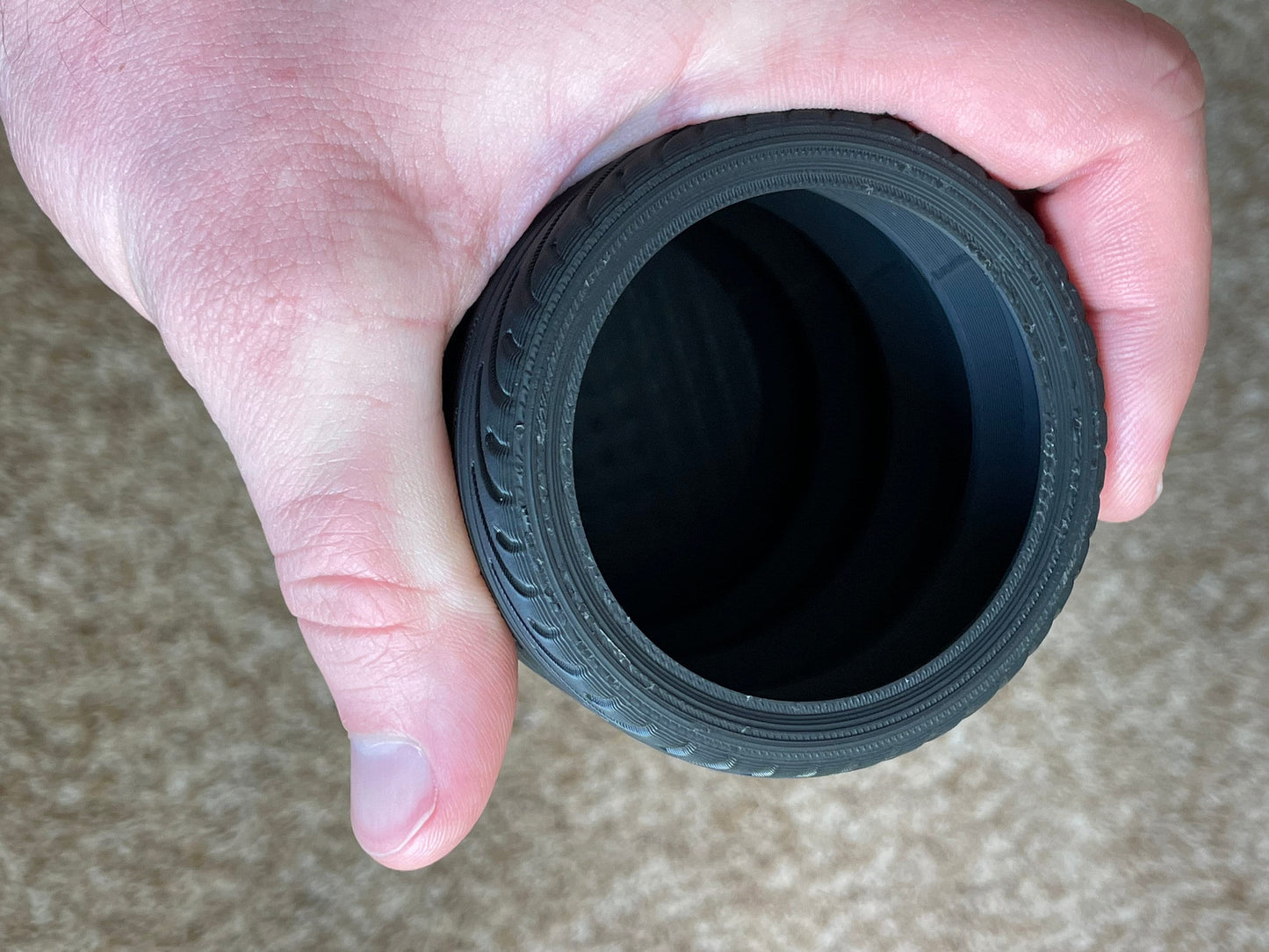 Rugged Tire Pen Holder - Perfect Gift for Car Enthusiasts & Dads!